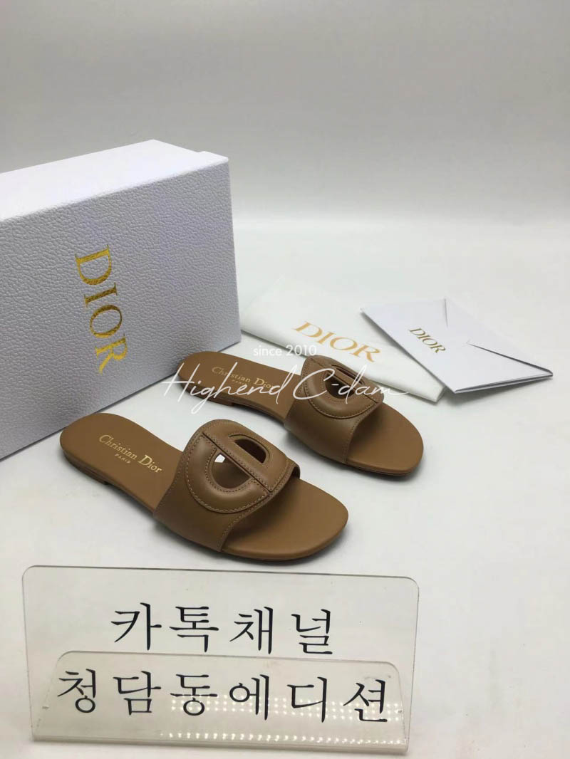 디올 디 클럽 뮬 슬리퍼(0.5cm/4cm)