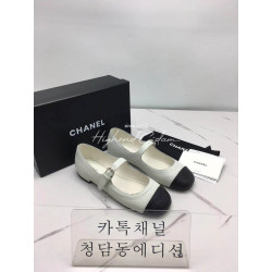 샤넬 메리제인 플랫슈즈
