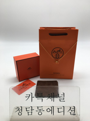 에르메스 팝아슈 목걸이 오리지널 사이즈 (컬러 로즈골드, 옐로우골드)