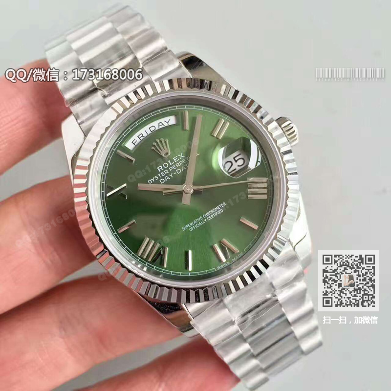 로렉스 데이데이트(로마 녹색판) 228239