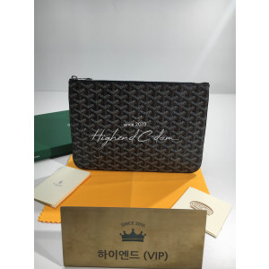 고야드 세나 클러치 MM /GM (컬러 블랙)