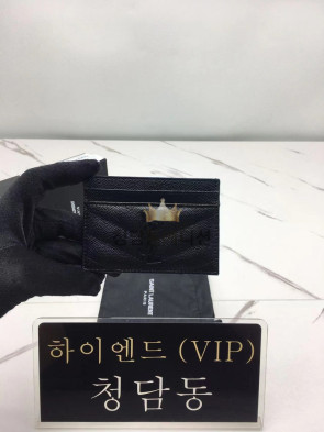 생로랑 모노그램 퀼팅 카드홀더 423291