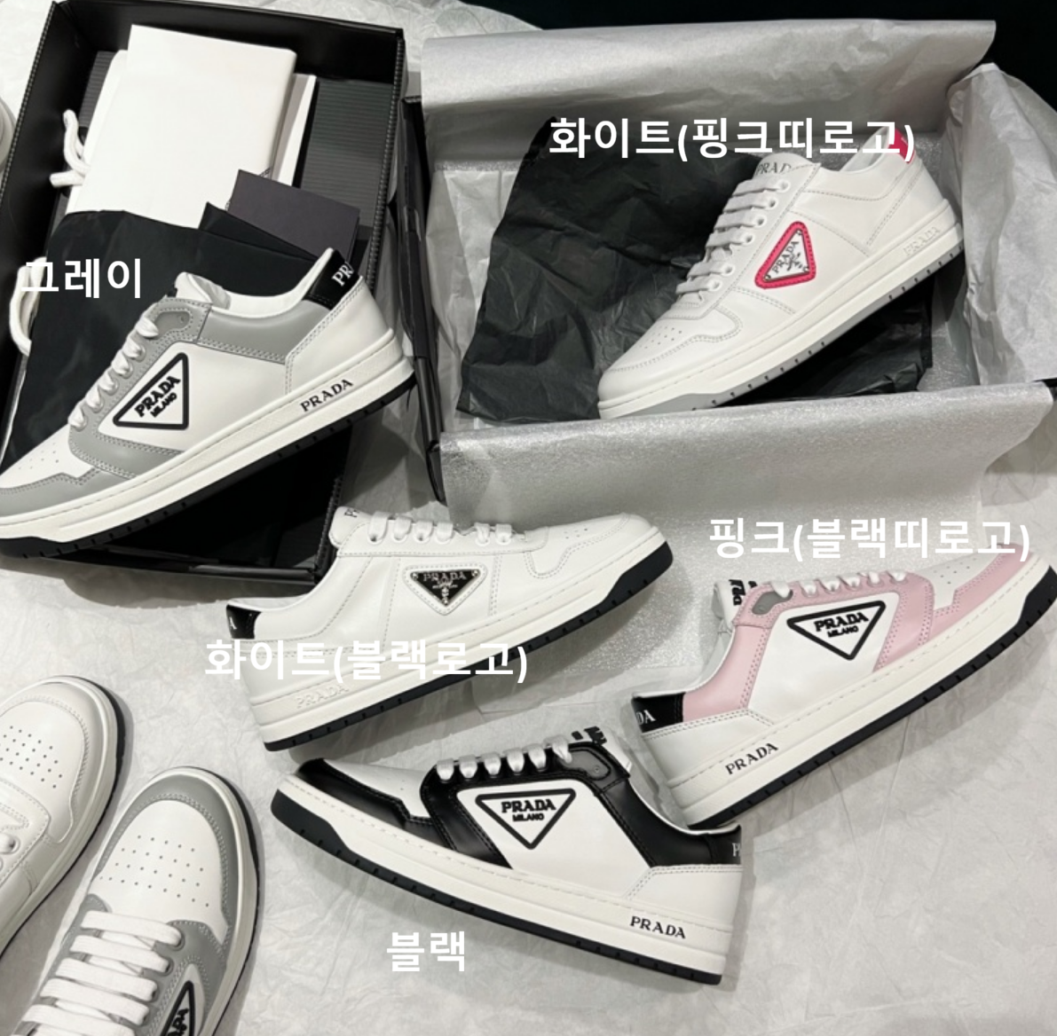 프라다 다운타운 스니커즈 (5COLOR)