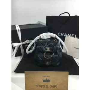 샤넬 22A 듀마 백팩 스몰 램스킨