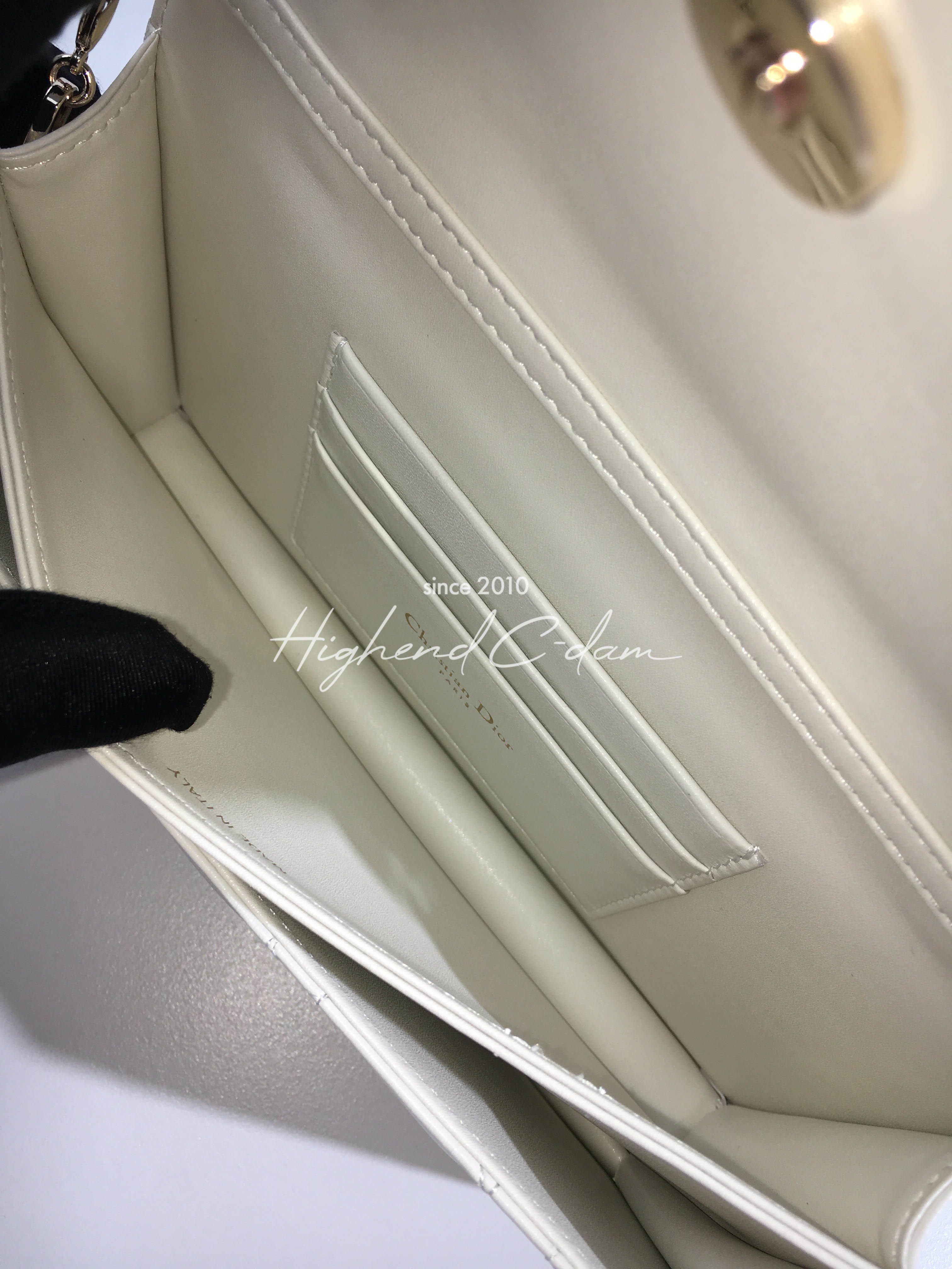 디올 레이디 탑 핸들 클러치