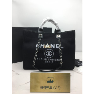 샤넬 도빌백
