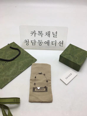 구찌 하트 브레이슬릿