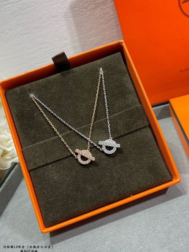 에르메스 hermes 피네스 목걸이 (컬러 골드, 화이트골드 2COLOR)