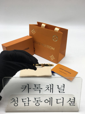 루이비통 앙프렝뜨 뱅글팔찌 (컬러 옐로우골드)