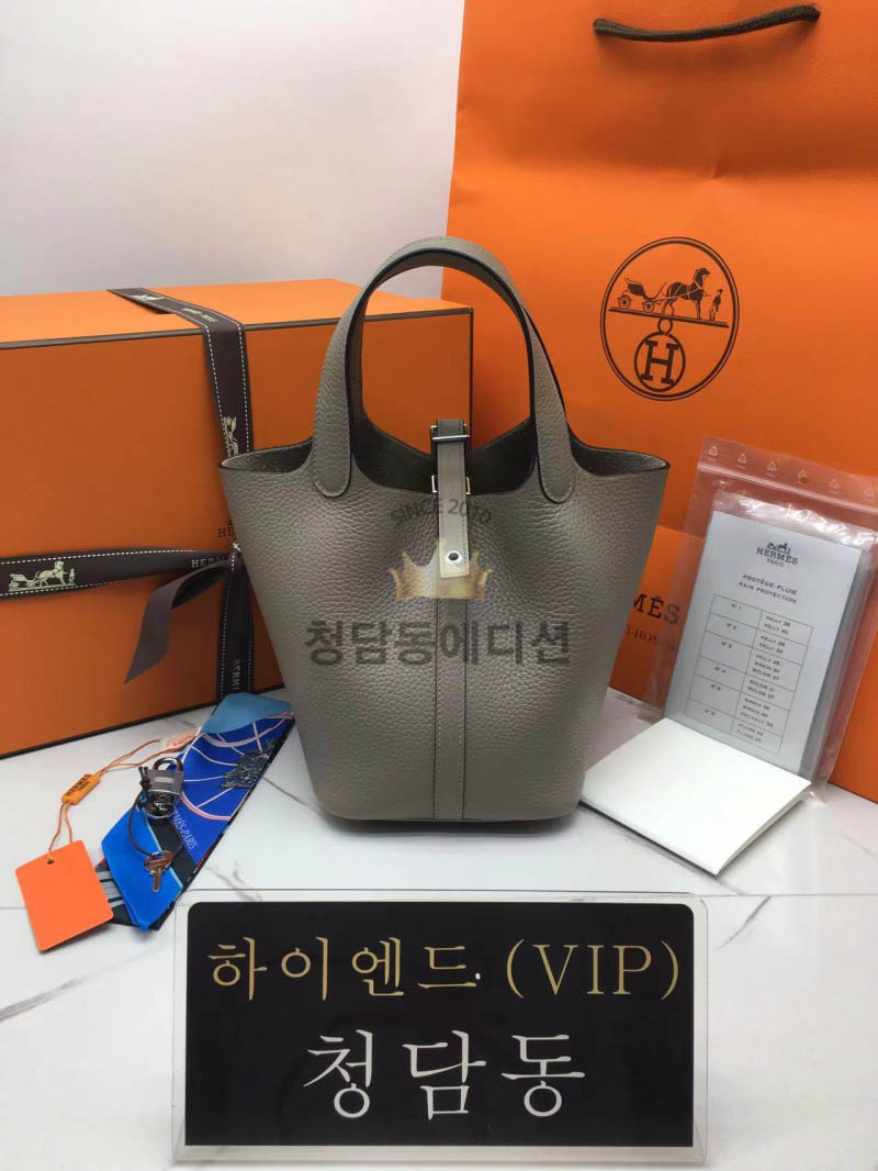 에르메스 피코탄18 올수공 (금장/은장) (컬러 그리스 아스팔트)