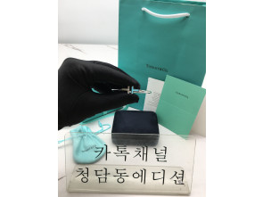 티파니 T와이어 팔찌 (컬러 화이트골드)